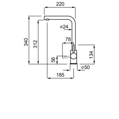 ELLECI - Csaptelep Trail K93 dove grey - Kifutó termék!