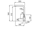 ELLECI - Csaptelep Trail K97 light grey - Kifutó termék!