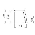 ELLECI - Csaptelep Blade M73 titanium - Kifutó termék!
