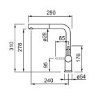 ELLECI - Csaptelep Stream Plus M79 aluminium