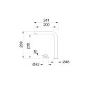 ELLECI - Csaptelep Kent matt fekete - Kifutó termék!