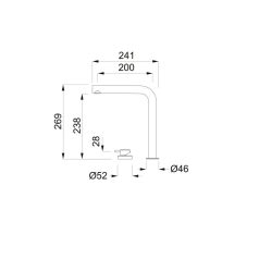 ELLECI - Csaptelep Kent matt fekete - Kifutó termék!