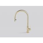 FALMEC - Csaptelep Trevi Round Szálcsiszolt halvány arany - Kiállított bemutató termék!