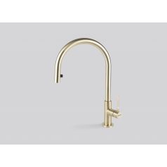   FALMEC - Csaptelep Trevi Round Szálcsiszolt halvány arany - Kiállított bemutató termék!