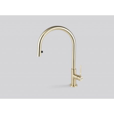 FALMEC - Csaptelep Trevi Round Szálcsiszolt halvány arany - Kiállított bemutató termék!