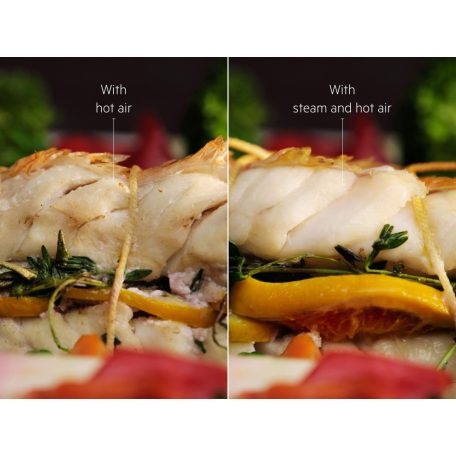 AEG NBR7P731ST Gőzsütő, pirolitikus tisztítással