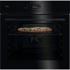 AEG NBX7P63KSB beépíthető sütő, PizzaExpert pirolitikus tisztítással