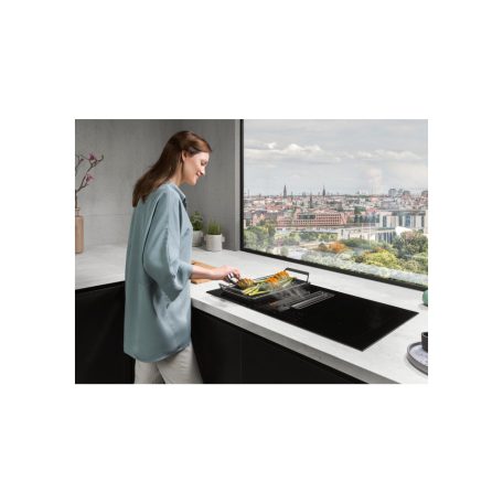 AEG NCP84C01AZ Beépíthető indukciós főzőlap beépített páraelszívóval, SaphirMatt®, 83 cm ComboHob