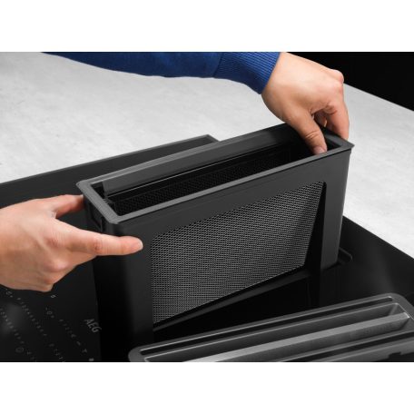 AEG NCP84C01AZ Beépíthető indukciós főzőlap beépített páraelszívóval, SaphirMatt®, 83 cm ComboHob