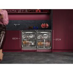   AEG NG87IX2TK XXL CleaningPerformance Beépíthető mosogatógép, Quickselect kezelőpanel, AirDry
