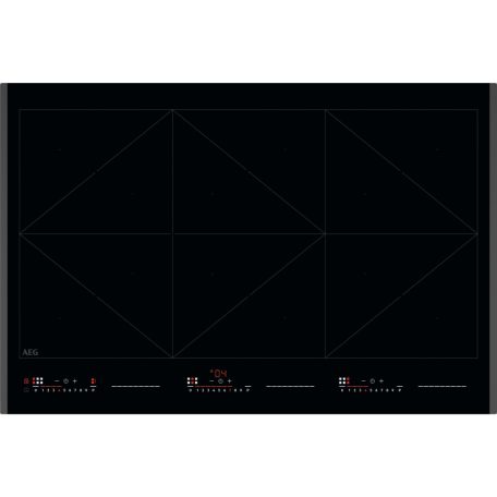 AEG NIR86T08FB beépíthető Indukciós főzőlap, Hob2Hood, 80 cm