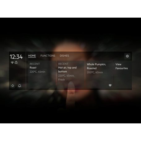 AEG NKK9N82KB beépíthető kompakt sütő, aqua clean tisztítással