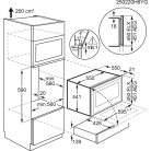 AEG NKW8P21KAT beépíthető kompakt borhűtő, 15 palack, 44 cm