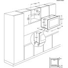 AEG NMB6S171SB beépíthető mikrohullámú sütő