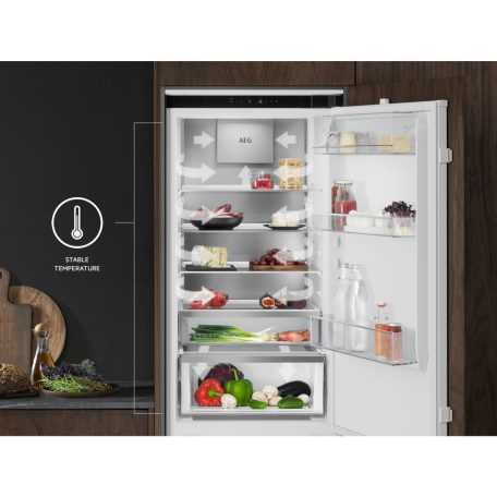 AEG NSC8M191DS Beépíthető alulfagyasztós hűtő, 188.4 cm
