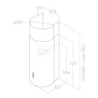 Elica - Páraelszívó STONE WH/A/33