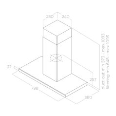 Elica - Páraelszívó GALAXY BLIX/A/80