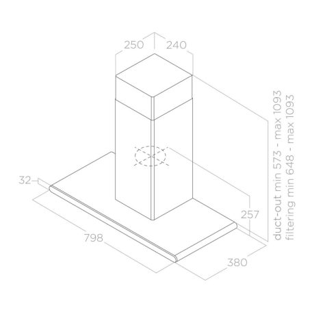 Elica - Páraelszívó GALAXY BLIX/A/80