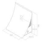 Elica - Páraelszívó NUAGE DRYWALL/F/75