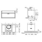Elica - Páraelszívó BOXIN PLUS IXGL/A/90 + Kenyérpirító 1T20