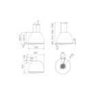 Elica - Páraelszívó EDITH HEAVYMETAL/F/50