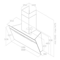Elica - Páraelszívó MAJESTIC @ BL/A/60 PRF0117381B