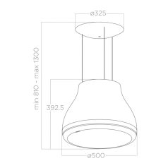 Elica - Páraelszívó SHINING CAST IRON/F/50
