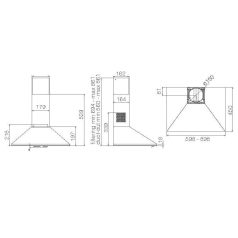 Elica - Páraelszívó BERLIN CR/A/60 Ivory