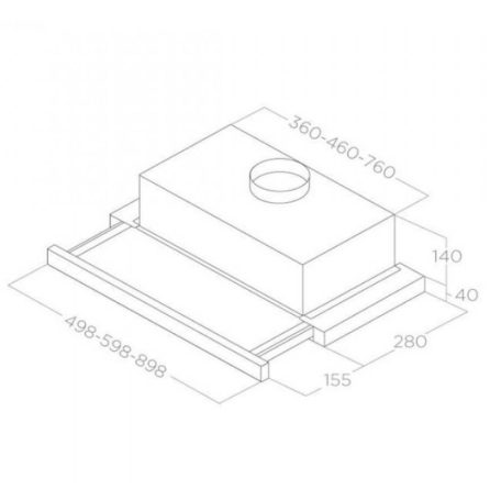 Elica - Páraelszívó SLIMMY STD GRIX/A/50