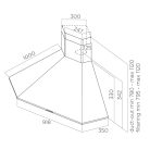 Elica - Páraelszívó ACUTA BL/F/100 fekete