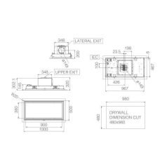 Elica - Páraelszívó ILLUSION H30 WH/A/100