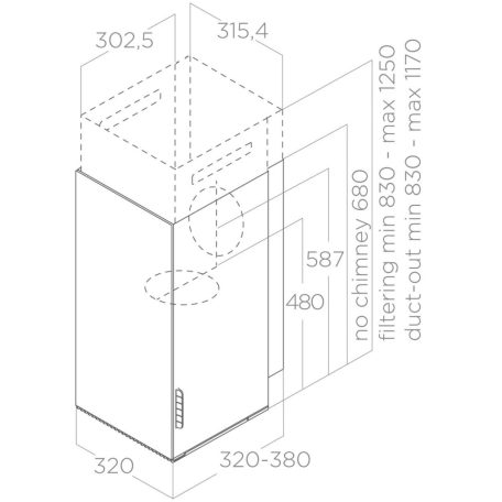 Elica - Páraelszívó HAIKU BL/A/32