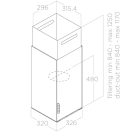 Elica - Páraelszívó HAIKU ISLAND BL/A/32