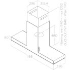 Elica - Páraelszívó HAIKU ISLAND BL/A/120