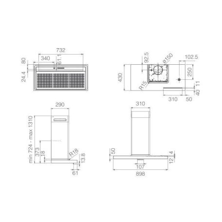Elica - Páraelszívó BIO WH/A 90 ROVERE