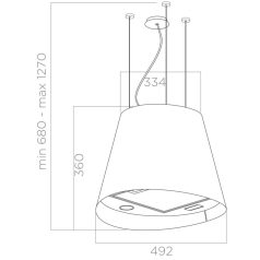 Elica - Páraelszívó JUNO URBAN ZINC/F/50