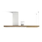 Elica - Páraelszívó BIO ISLAND WH/A/120 ROVERE alu zsírfilter