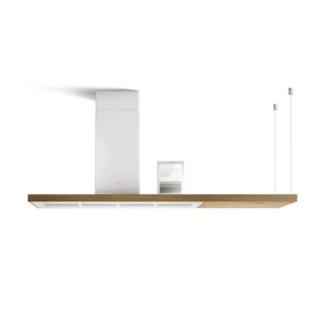 Elica - Páraelszívó BIO ISLAND WH/A/120 ROVERE alu zsírfilter