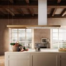 Elica - Páraelszívó BIO ISLAND WH/A/120 ROVERE alu zsírfilter