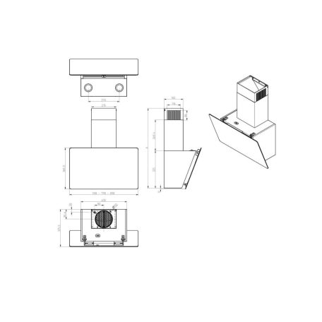 Elica - Páraelszívó SHEEN WH/A/60