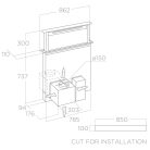 Elica - Páraelszívó GETUP NAKED/A/90