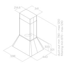 Elica - Páraelszívó IKONA BL/A/60