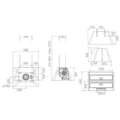 Elica - Páraelszívó IKONA LIGHT WH/F/60