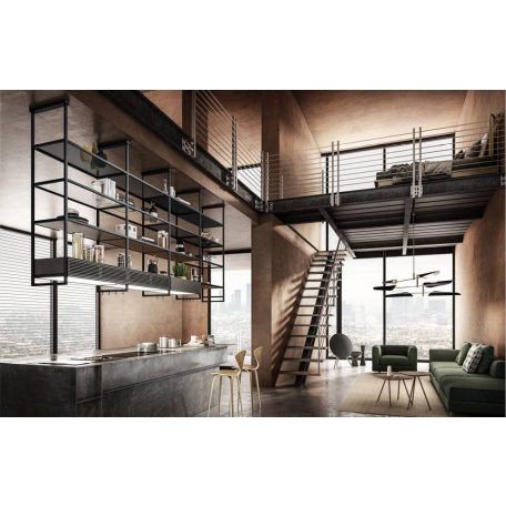 Elica - Páraelszívó OPEN SUITE SUP BL MAT/F/160 (Matt fekete)