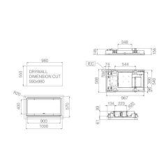 Elica - Páraelszívó HILIGHT GLASS H16 WH/A/100