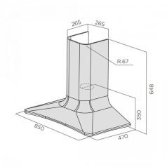 Elica - Páraelszívó SWEET COPPER/F/85 + CAM PRF0167324