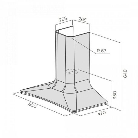 Elica - Páraelszívó SWEET COPPER/F/85 + CAM PRF0167324