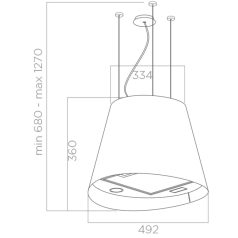 Elica - Páraelszívó JUNO S IX/F/50