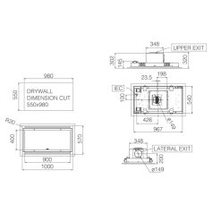 Elica - Páraelszívó HILIGHT-X H30 BL MAT/A/100