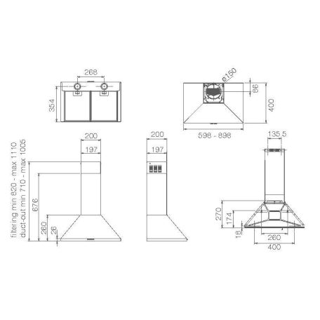 Elica - Páraelszívó TAMAYA RAIL CRBR/A/90